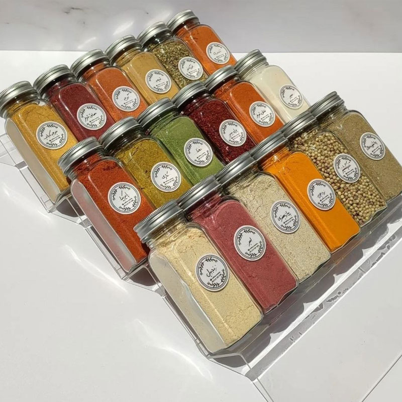 Spice-jar-stand-1 استند شیشه ادویه مک کارتی شفاف