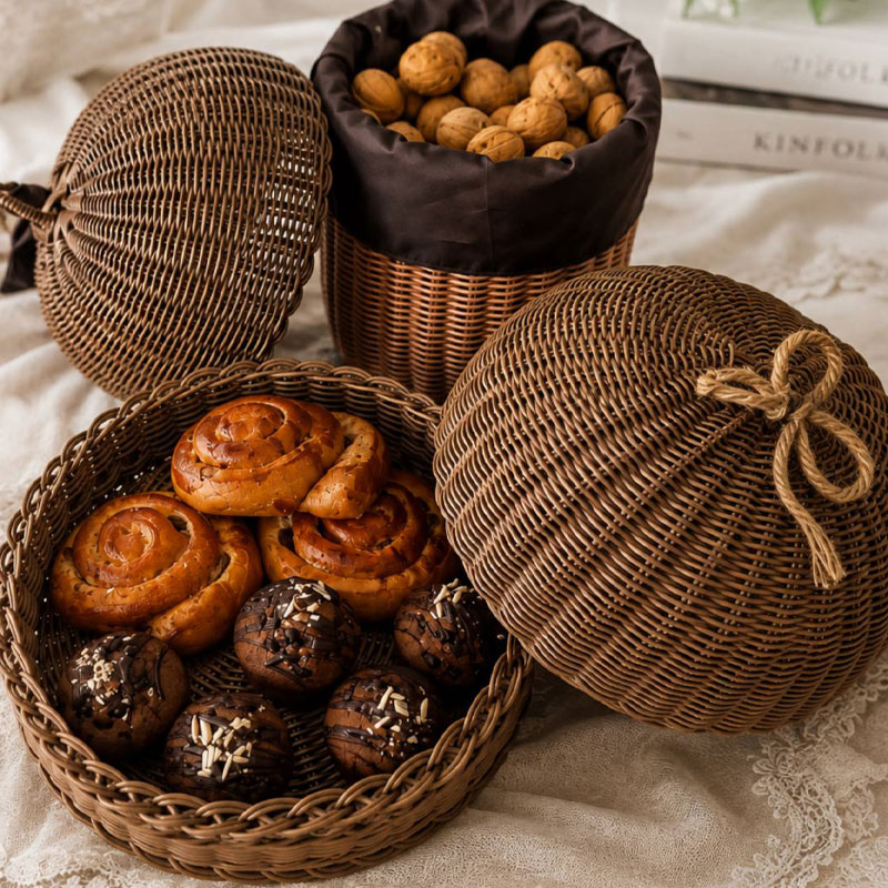 sabad-1 ظرف حصیری گردو و نان